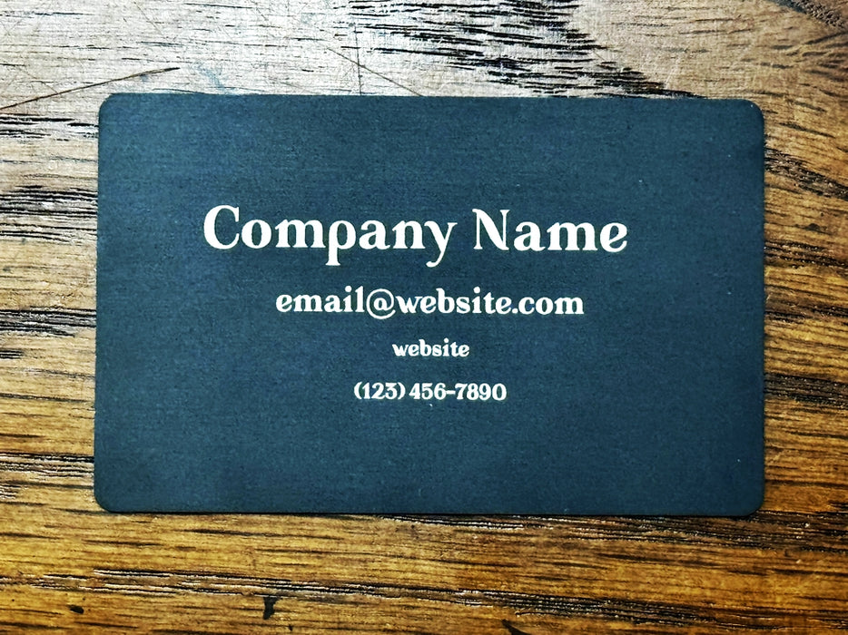 Personalized Metal Business Cards