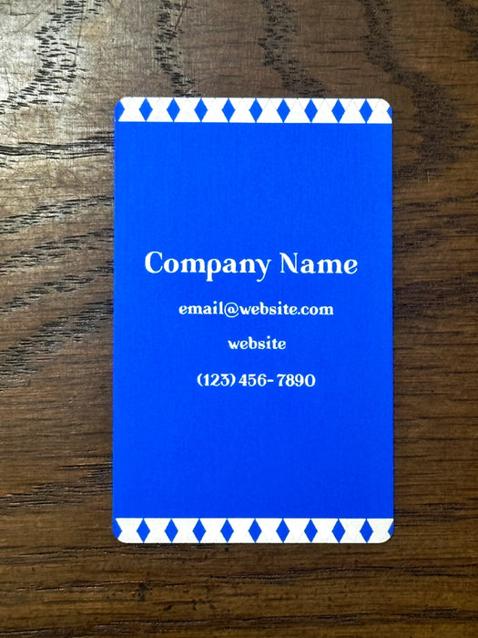 Personalized Metal Business Cards - Geometric