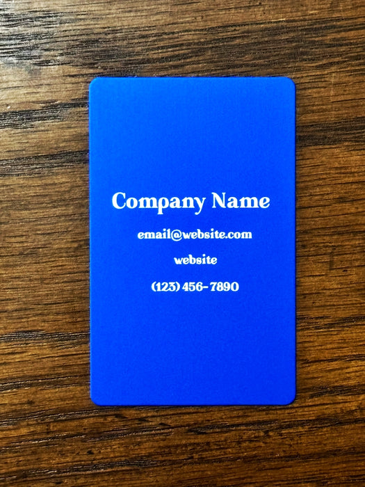 Personalized Metal Business Cards