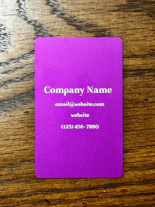 Personalized Metal Business Cards