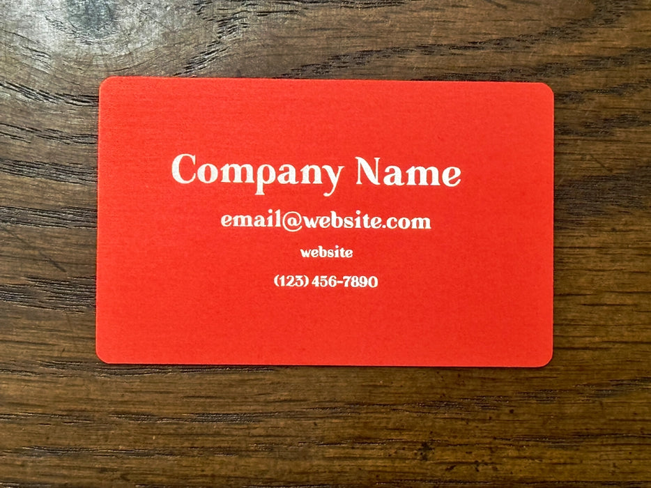 Personalized Metal Business Cards