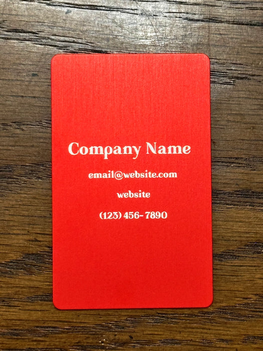 Personalized Metal Business Cards