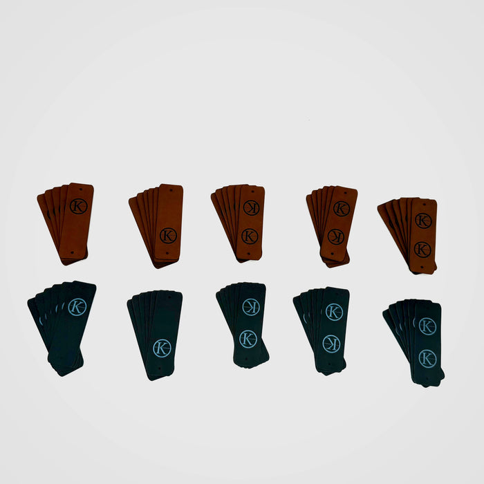 Personalized Faux Leather Tag for Knitting & Crochet