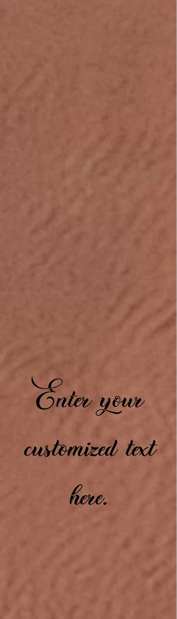 Personalized Faux Leather Sewing Label